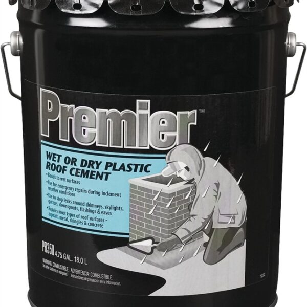 Wet & Dry Roof Cement 5 Gallon