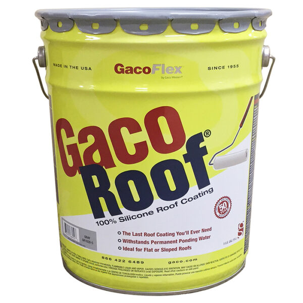 Gaco Roof Coating Gray 5 Gallon
