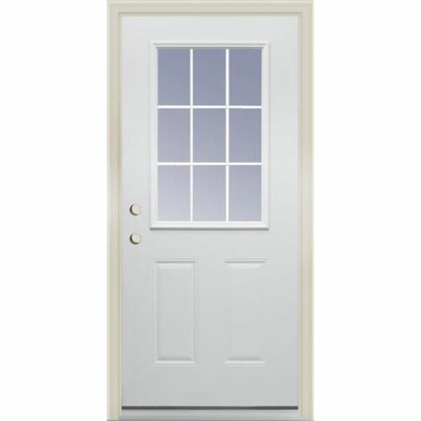 9 Lite Exterior Door Unit 3/0 RH