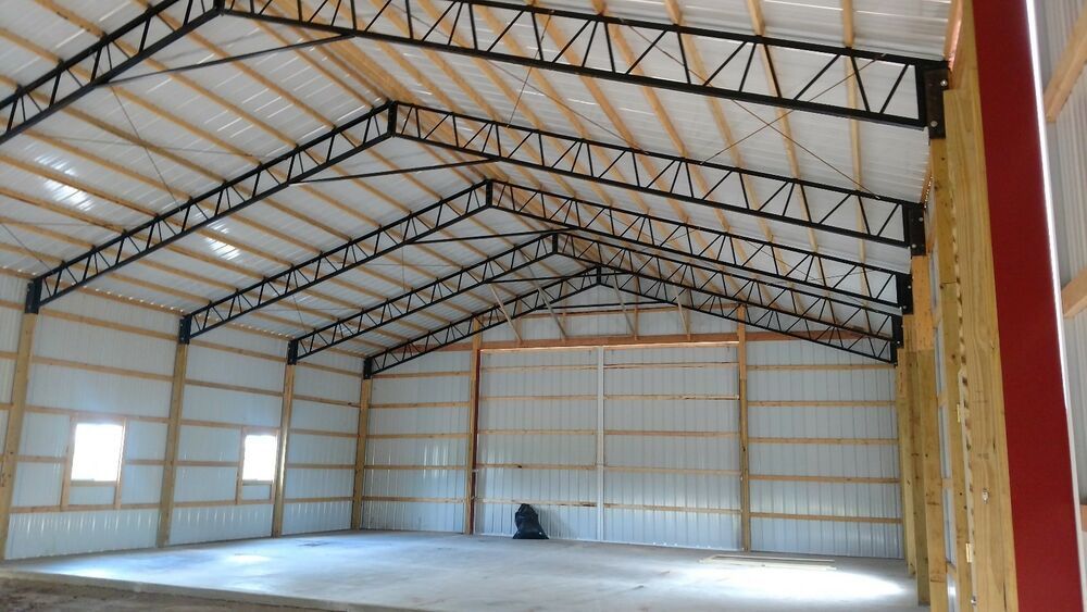 Steel roof truss design, metal roof trusses, Build a common roof truss