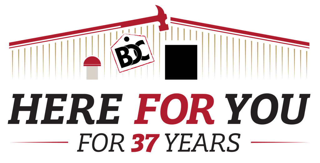 2024 Builders Discount Center Anniversary Celebration Logo