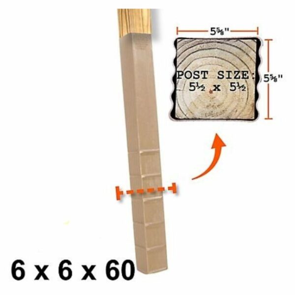 Post Protector - 6 in. x 6 in. x 60 in.